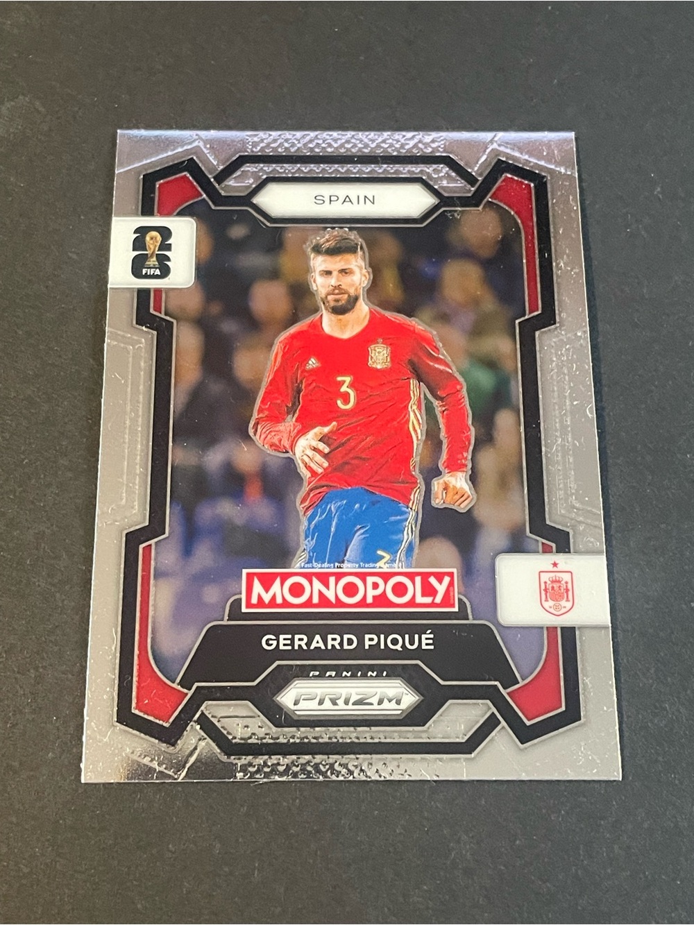 2026 Panini Prizm FIFA World Cup Cards #46 Gerard Piqué Spain Base Card